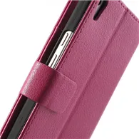 Cover Flip a Portafoglio Carta di Credito per Huawei Ascend P6 (Rosa)