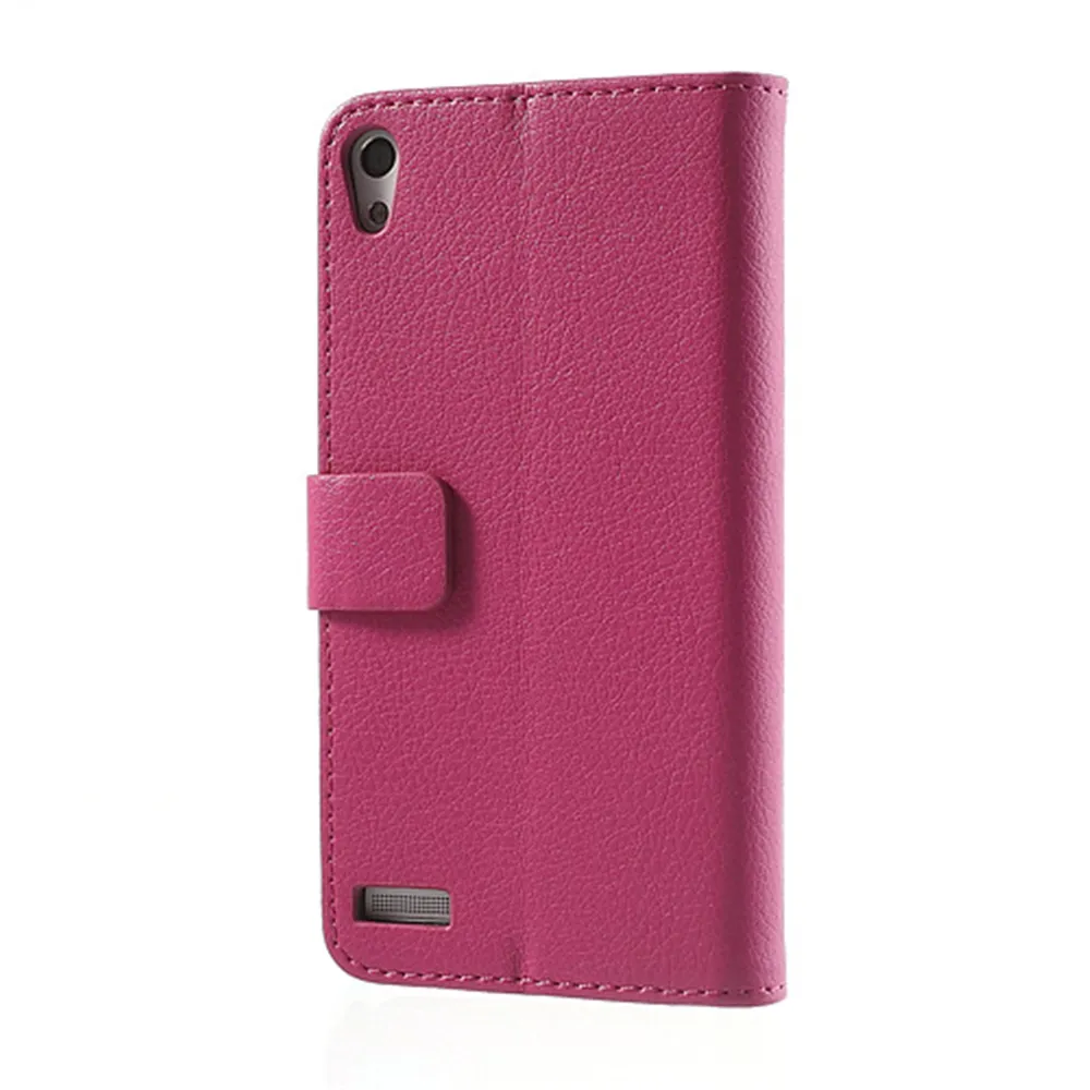 Cover Flip a Portafoglio Carta di Credito per Huawei Ascend P6 (Rosa)