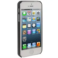 Cover Flip a Portafoglio Carta di Credito per iPhone 5 5S (Nero)
