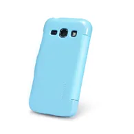 Cover Flip a Portafoglio Copribatteria per Samsung Galaxy Ace 3 S7270 S7275 (Azzurro)