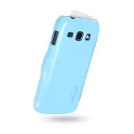 Cover Flip a Portafoglio Copribatteria per Samsung Galaxy Ace 3 S7270 S7275 (Azzurro)