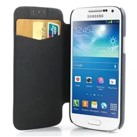 Cover Flip a Portafoglio Copribatteria per Samsung Galaxy S4 Mini i9190 (Blu)