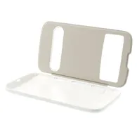 Cover Flip a Portafoglio Copribatteria S-View per Huawei Ascend G610 (Bianco)