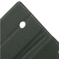 Cover Flip a Portafoglio in Cuoio per Nokia Lumia 630 (Grigio Scuro)