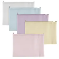 Busta con Chiusura a Zip Bubble Sei Rota - 17x12 cm - P0431790 (Assortiti Pastello Conf. 5) 