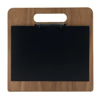 Portamenù a Tagliere con Anelli Chopping Board Securit - 32x24 cm - MC-WALA4-CH (Noce)