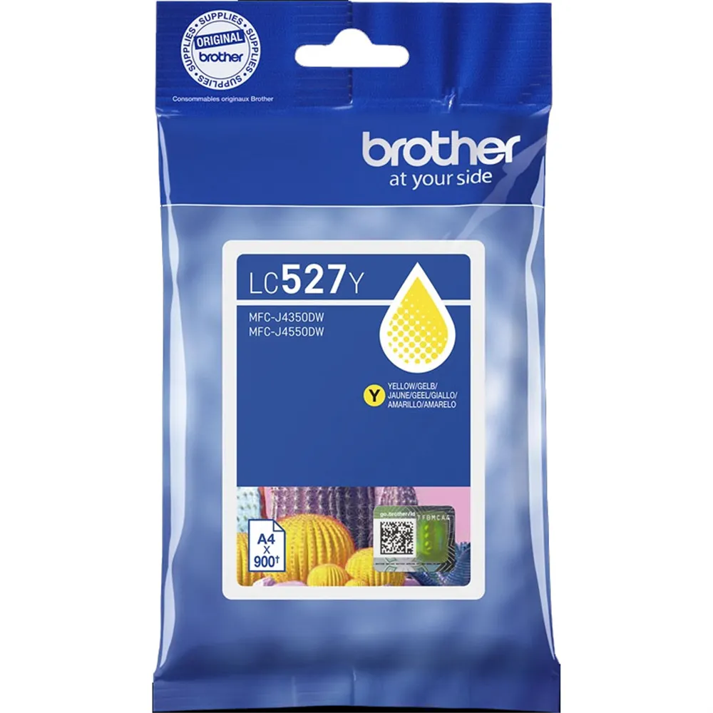 Cartuccia Originale Brother LC-527Y (Giallo 900 pagine)