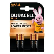 Pile Duracell Plus Powerboost - Stilo AAA - MN2400 - 1,5V - DU0203 (Conf. 4)