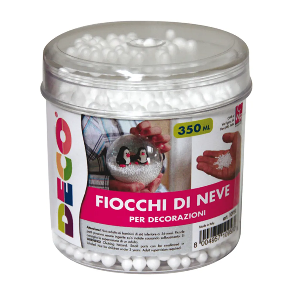 Fiocchi di Neve in Polistirolo Deco CWR - 350 ml - 10958 (Bianco)