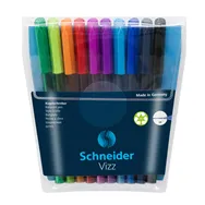 Penna a Sfera Gel Vizz Schneider - 1 mm - P102290 (Assortiti Conf. 10)