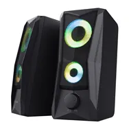 Speaker Set RGB JAVV GXT606 Trust - 25108 (Nero con Illuminazione)