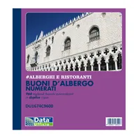 Blocco Buoni Albergo Data Ufficio - 960 Tagliandi Numerati - 21x19,5 cm - DU1674C9600 (Conf. 5)