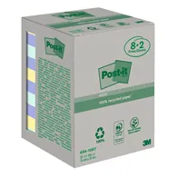 Post-it Notes Super Sticky Green 654-RCP10 3M - 76x76 mm - 7100172343 (Assortiti Pastello Conf. 10)