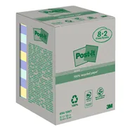 Post-it Notes Super Sticky Green 654-RCP10 3M - 76x76 mm - 7100172343 (Assortiti Pastello Conf. 10)