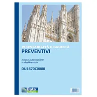 Blocco Preventivi Data Ufficio - 50/50 Copie Autoricalcanti - 21,5x29,7 cm - DU1670C0000