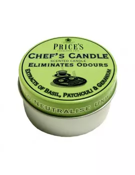 Candela in Lattina Price's - Fresh Air - Chef's - FR310316 (Basil, Patchouli & Geranium)