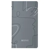 Portamenù Linee Stil Casa - 18x31,6 cm - F360081 (Grigio Conf. 3)