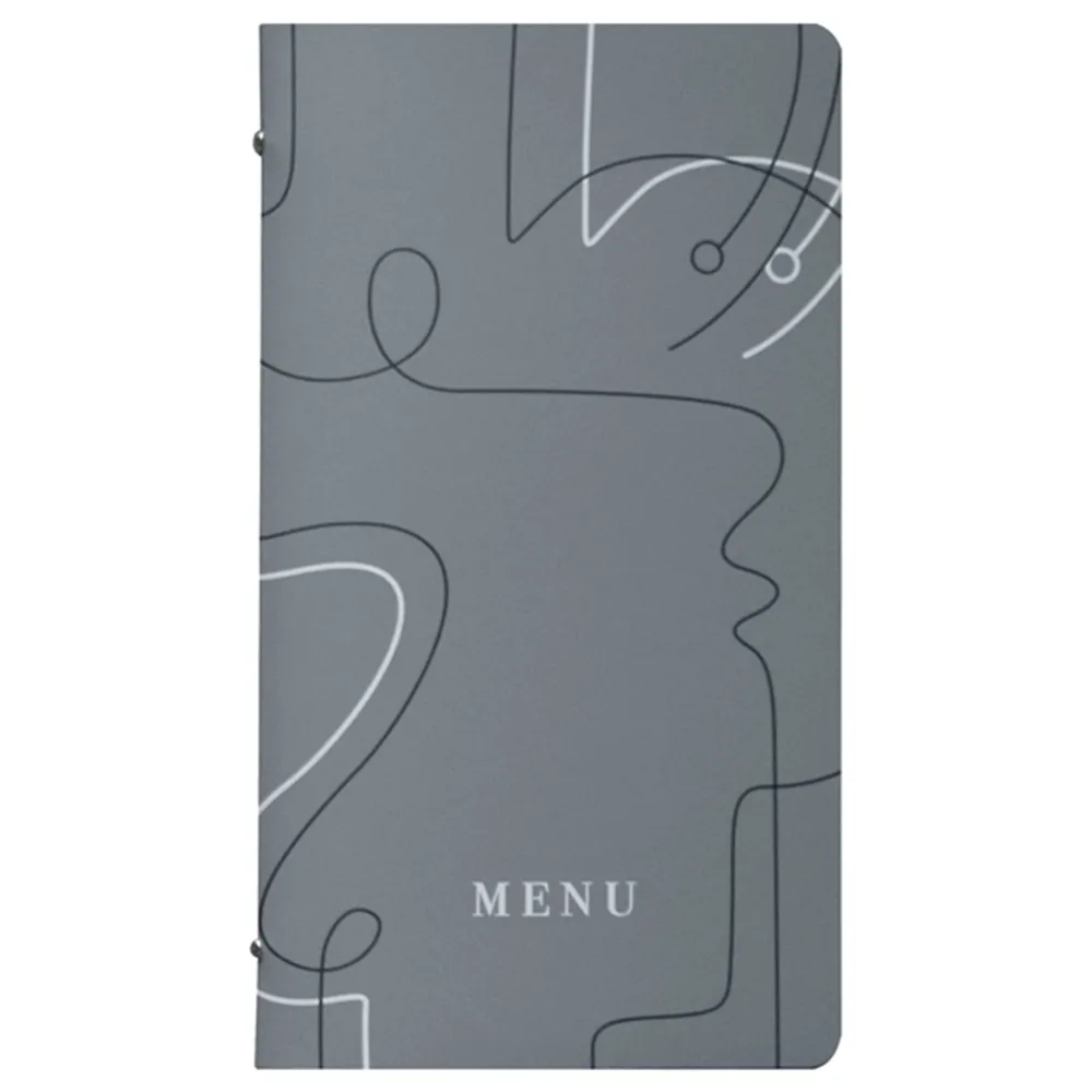 Portamenù Linee Stil Casa - 18x31,6 cm - F360081 (Grigio Conf. 3)