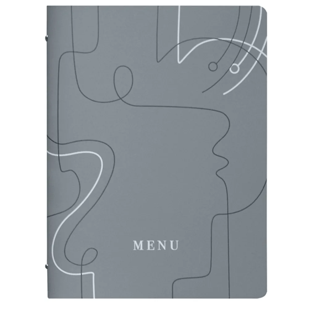 Portamenù Linee Stil Casa - 24,6x31,6 cm - F360071 (Grigio Conf. 3)