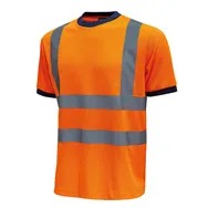 T-Shirt Alta Visibilità Glitter U-Power - Taglia M - HL197OF-M (Arancione Fluo Conf. 3)