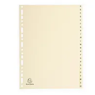 Separatore Alfabetico A/Z Exacompta - A4 - 1124E (Avorio)
