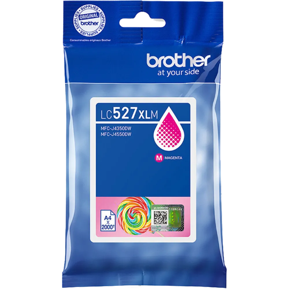 Cartuccia Originale Brother LC-527XLM (Magenta 2000 pagine)
