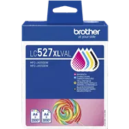 Multipack Cartucce Originali Brother LC-527XLVAL (Nero e Colori XL 9000 pagine)