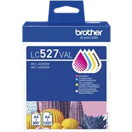 Multipack Cartucce Originali Brother LC-527VAL (Nero e Colori 4000 pagine)