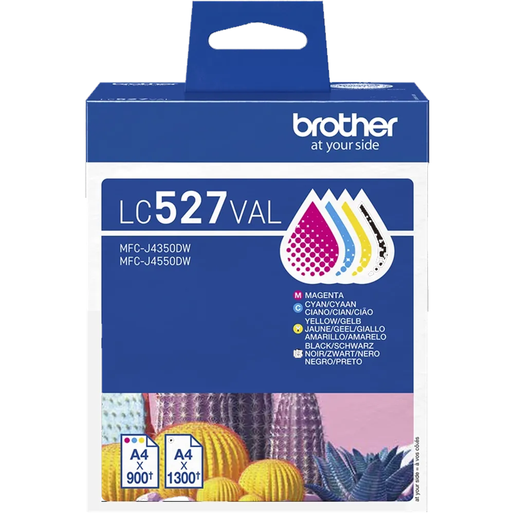 Multipack Cartucce Originali Brother LC-527VAL (Nero e Colori 4000 pagine)