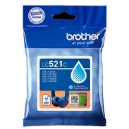 Cartuccia Originale Brother LC-521C (Ciano 500 pagine)