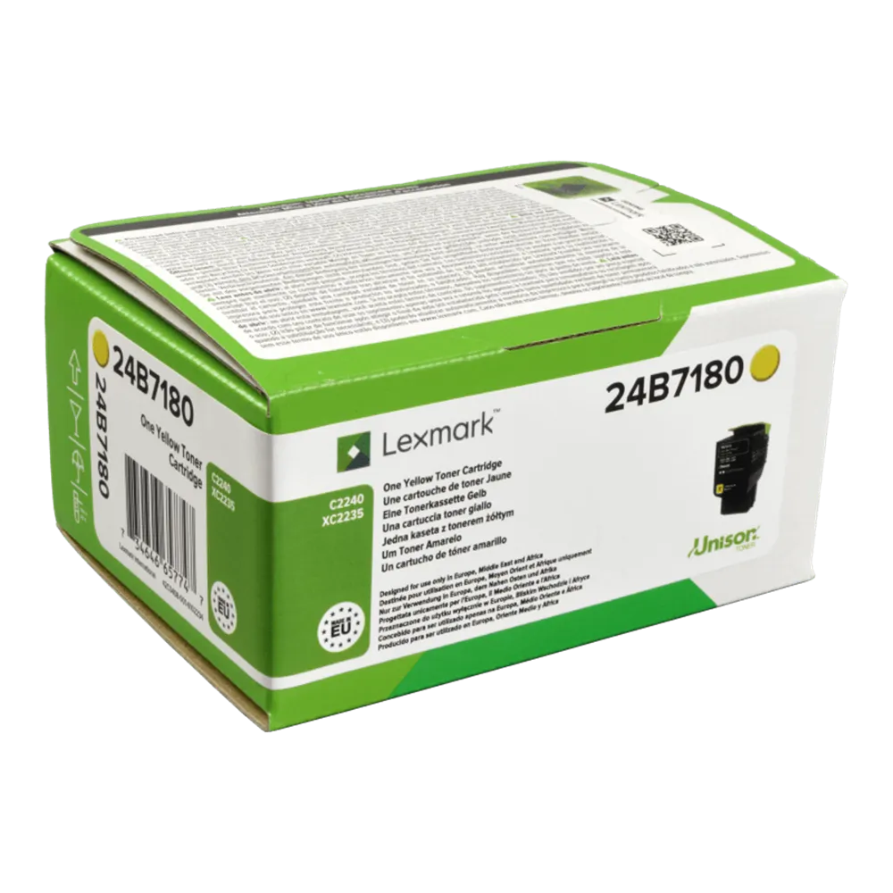 Toner Originale Lexmark 24B7180 (Giallo 6000 pagine)