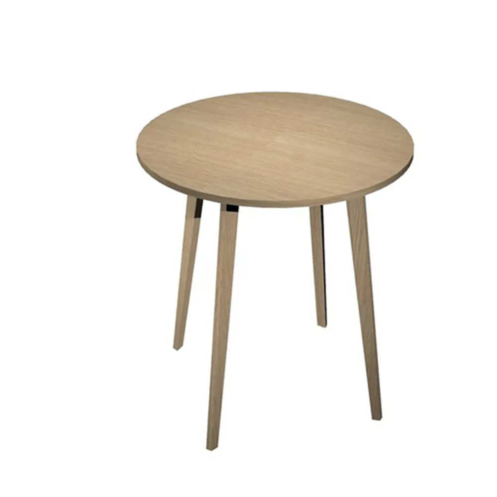 Tavolo Riunioni Alto Woody Artexport - Rotondo - Diametro 100 cm - 6410-DKD-C (Rovere)