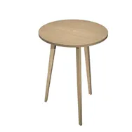 Tavolo Riunioni Alto Woody Artexport - Rotondo - Diametro 80 cm - 6408-DKD-C (Rovere)