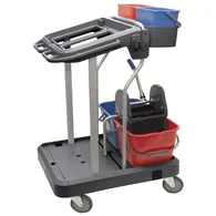 Carrello per Pulizie UNI-J 4.1 Taxon - 75x60x118 cm - 12 Litri - MULTIUNIJ041 (Grigio)