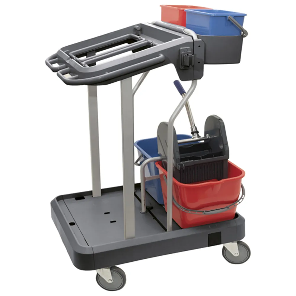 Carrello per Pulizie UNI-J 4.1 Taxon - 75x60x118 cm - 12 Litri - MULTIUNIJ041 (Grigio)