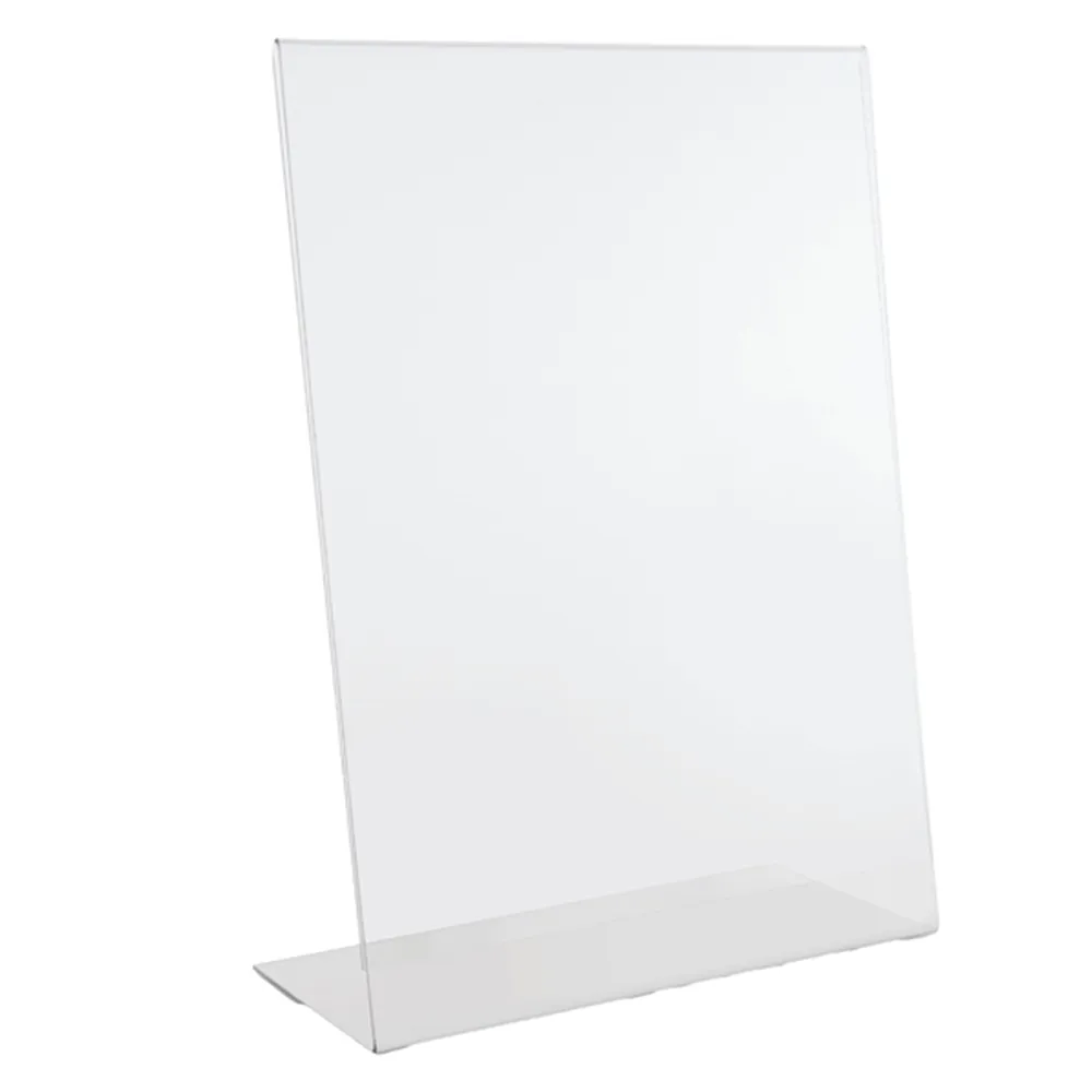 Portadepliant da Tavolo a L Lebez - 10,5x15 cm - 80986 (Trasparente Conf. 6)