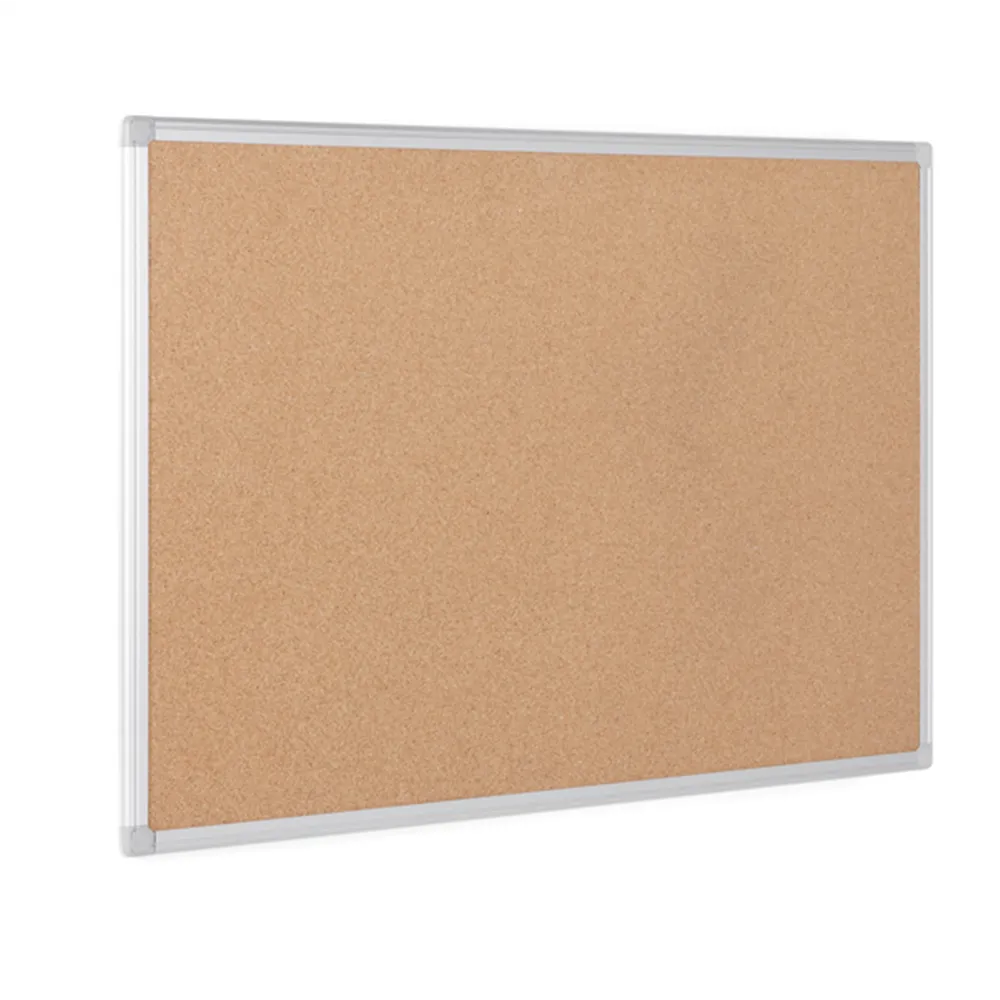 Lavagna in Sughero con Cornice in Alluminio Earth Bi-Office - 60x45 cm - CA021790