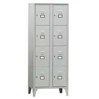 Armadio Casellario in Metallo Fasma - 8 Vani - 70x50x180 cm - 170/08/S (Grigio)