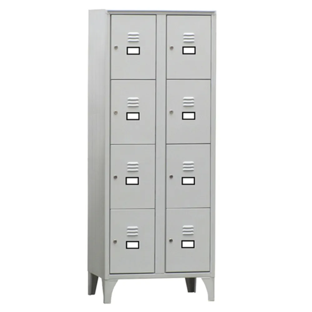 Armadio Casellario in Metallo Fasma - 8 Vani - 70x50x180 cm - 170/08/S (Grigio)