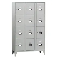 Armadio Casellario in Metallo Fasma - 12 Vani - 105x50x180 cm - 170/12/S (Grigio)