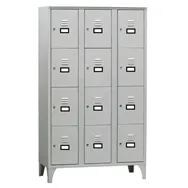 Armadio Casellario in Metallo Fasma - 12 Vani - 105x50x180 cm - 170/12/S (Grigio)