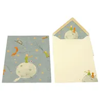 Biglietto Il Piccolo Principe Kartos - 19x25 cm - 01420100 (Avorio Conf. 50)