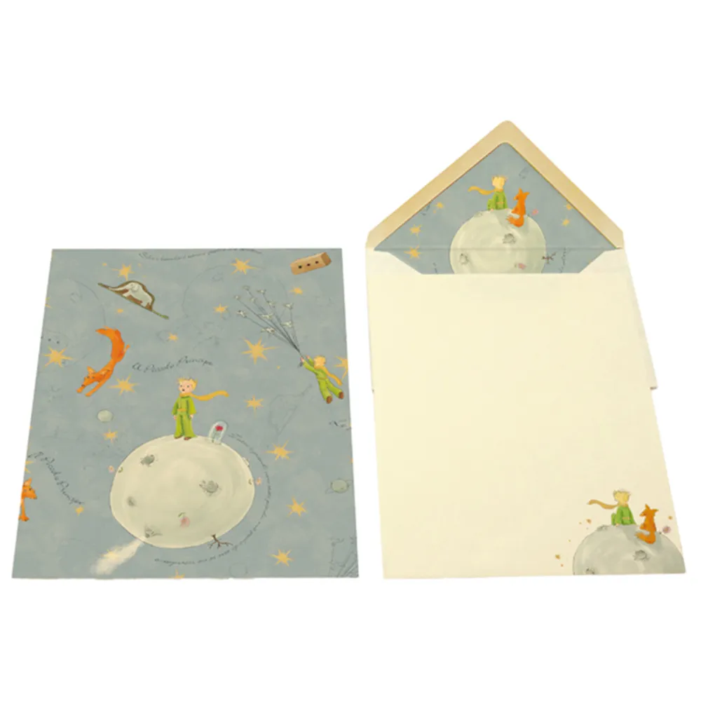 Biglietto Il Piccolo Principe Kartos - 19x25 cm - 01420100 (Avorio Conf. 50)