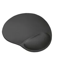 Mouse Pad con Supporto Poggiapolsi BigFoot Trust - 23,6x20,5 cm - 16977 (Nero)
