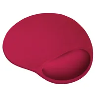 Mouse Pad con Supporto Poggiapolsi BigFoot Trust - 23,6x20,5 cm - 20429 (Rosso)