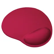 Mouse Pad con Supporto Poggiapolsi BigFoot Trust - 23,6x20,5 cm - 20429 (Rosso)