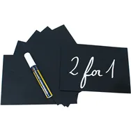 Lavagna Tag Securit - 15x21 cm - TAG-A5-WT (Nero Conf. 10)