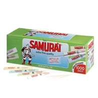 Stuzzicadenti Samurai - Imbustati Singolarmente - 341CB (Betulla Conf. 1000)