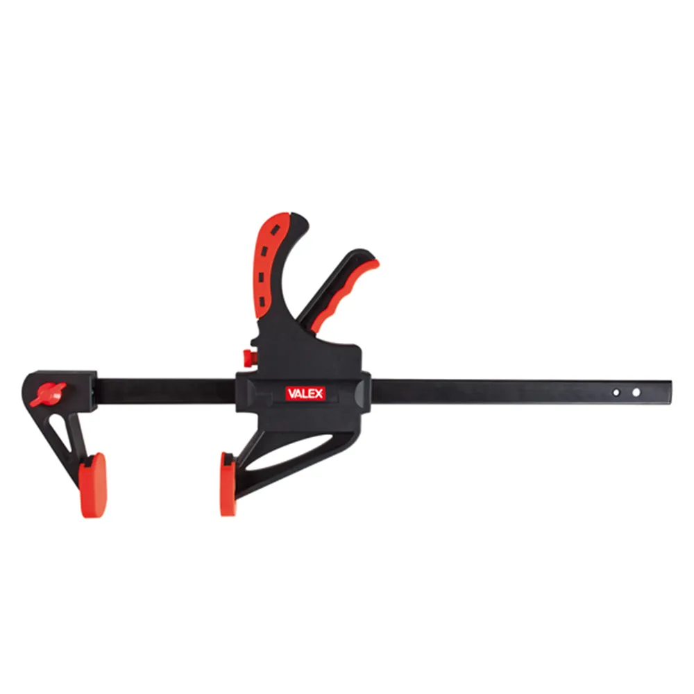 Strettoio Reversibile a Sgancio Rapido Valex - Apertura 60 cm - 1454589 (Nero e Arancione)