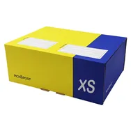 Scatola Automontante Pick&Post XS Blasetti - 34x24x6 cm - 0261 (Giallo e Blu)